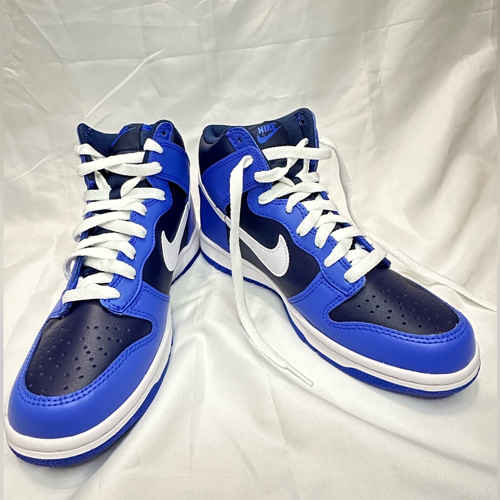 Nike Dunk High (GS) - medium blue/white NIB